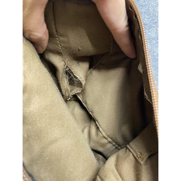 Minnetonka Crossbody Bag Womens Brown Suede Tassel Whipstitch Adjustable Purse - Picture 8 of 16